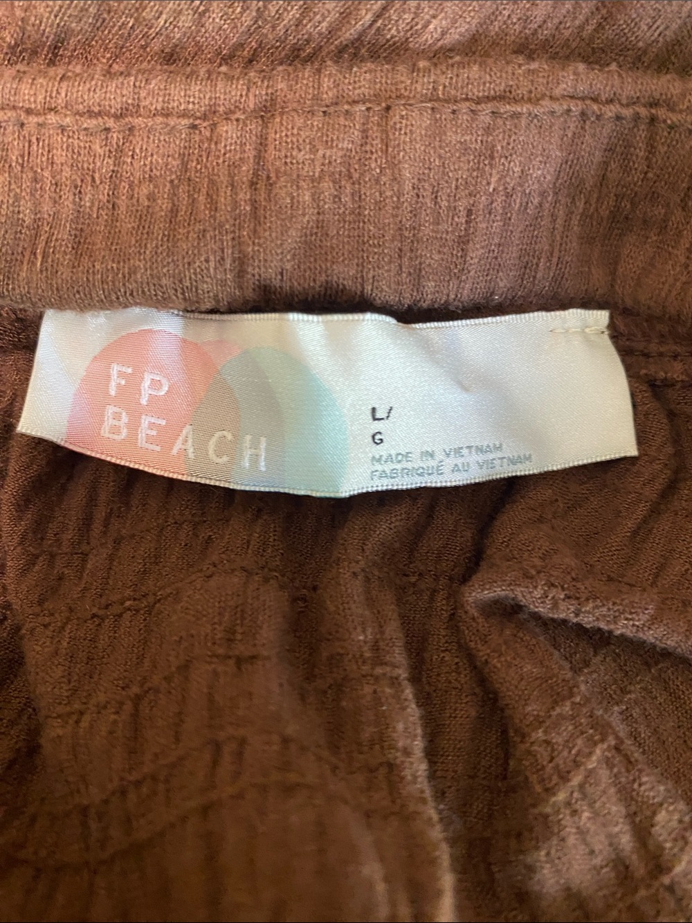 Free People Beach La La Maxi Dress in Fondu Fudge size Large - Picture 5 of 7